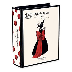 Minnie Mouse Signature Note Card Set