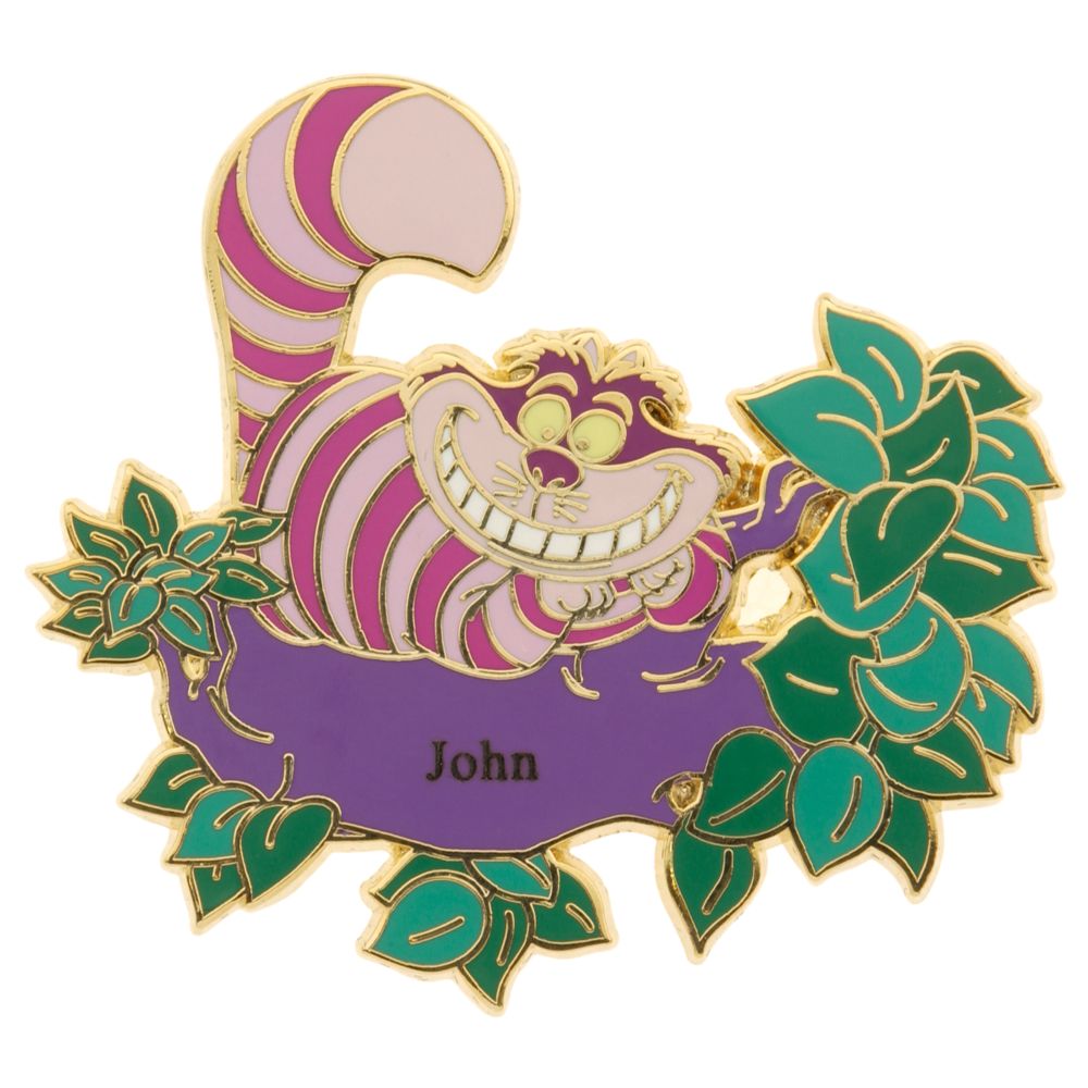 Cheshire Cat Personalized Pin