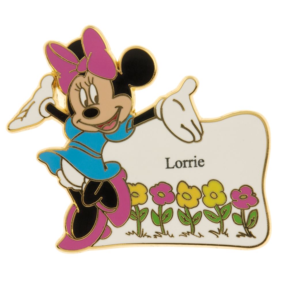 Minnie Personalized Pin
