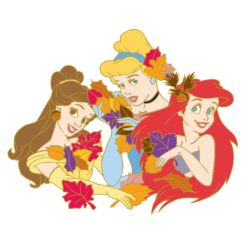 Jumbo Fall Series Disney Princess Pin
