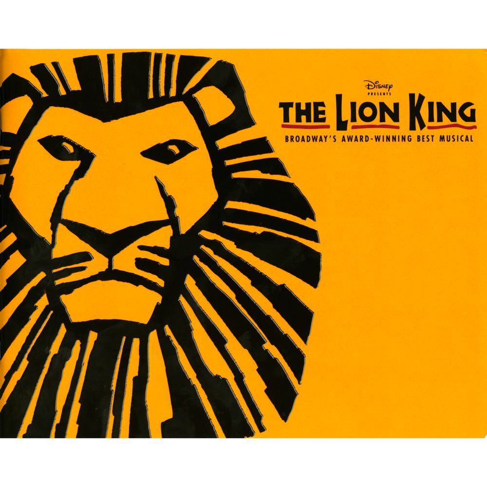 The Lion King: The Broadway Musical Program