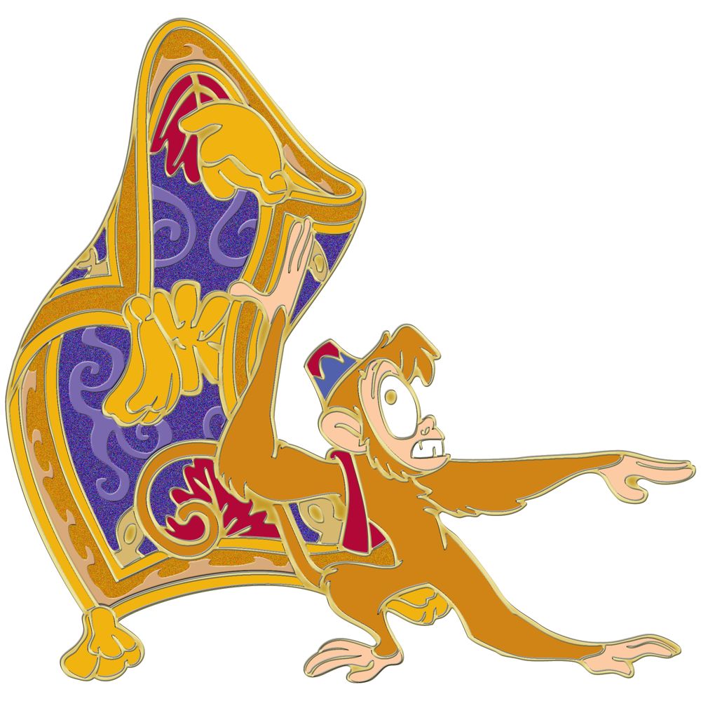 110th Legacy Collection Abu and Magic Carpet Aladdin Pin