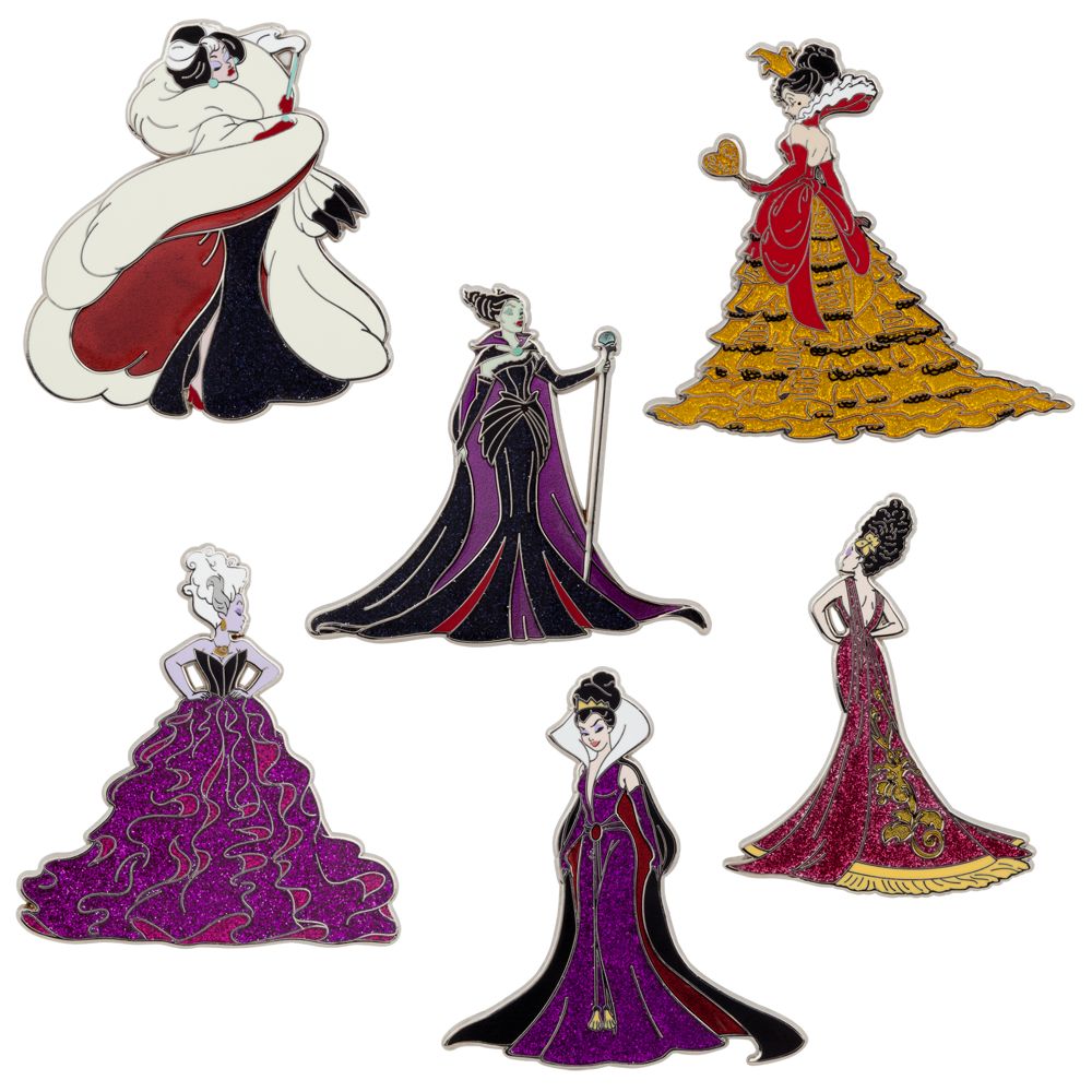Designer Villains Pin Set - Limited Edition