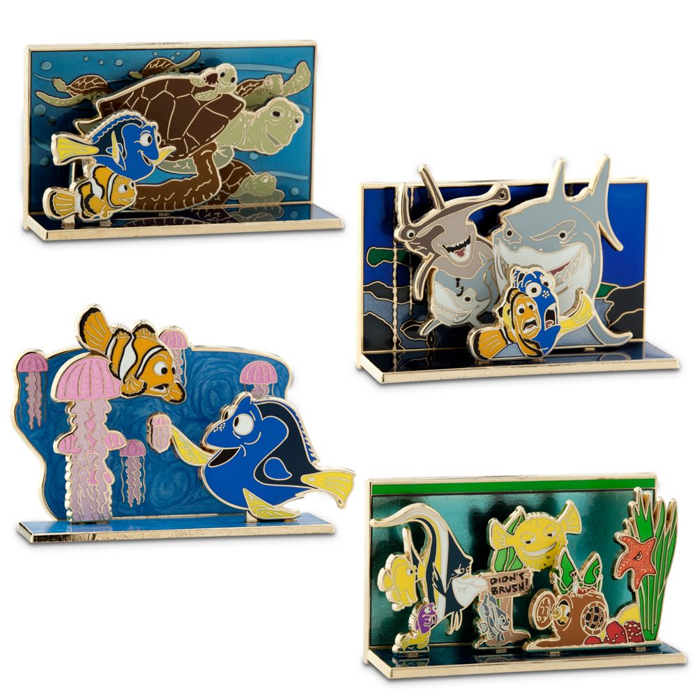 Finding Nemo 3-D Pin Set