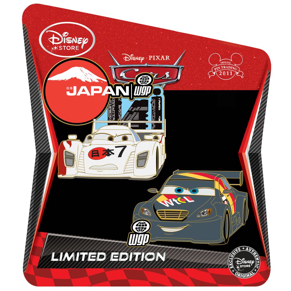 Cars 2 Pin Set -- Shu Todoroki and Max Schnell