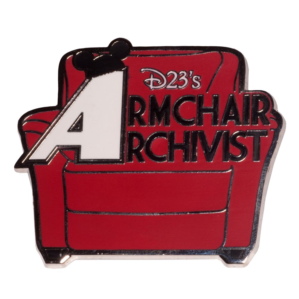 D23s Armchair Archivist Pin