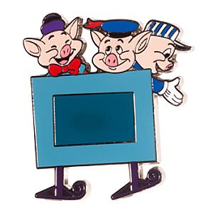 The Three Little Pigs Holiday Sleigh Pin - D23