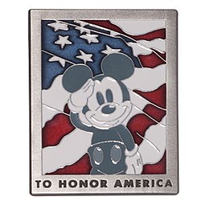 Mickey Mouse Old Glory Pin - D23