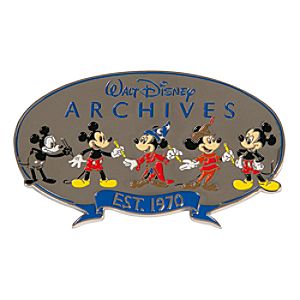 Mickey Mouse Walt Disney Archives Logo Pin - D23