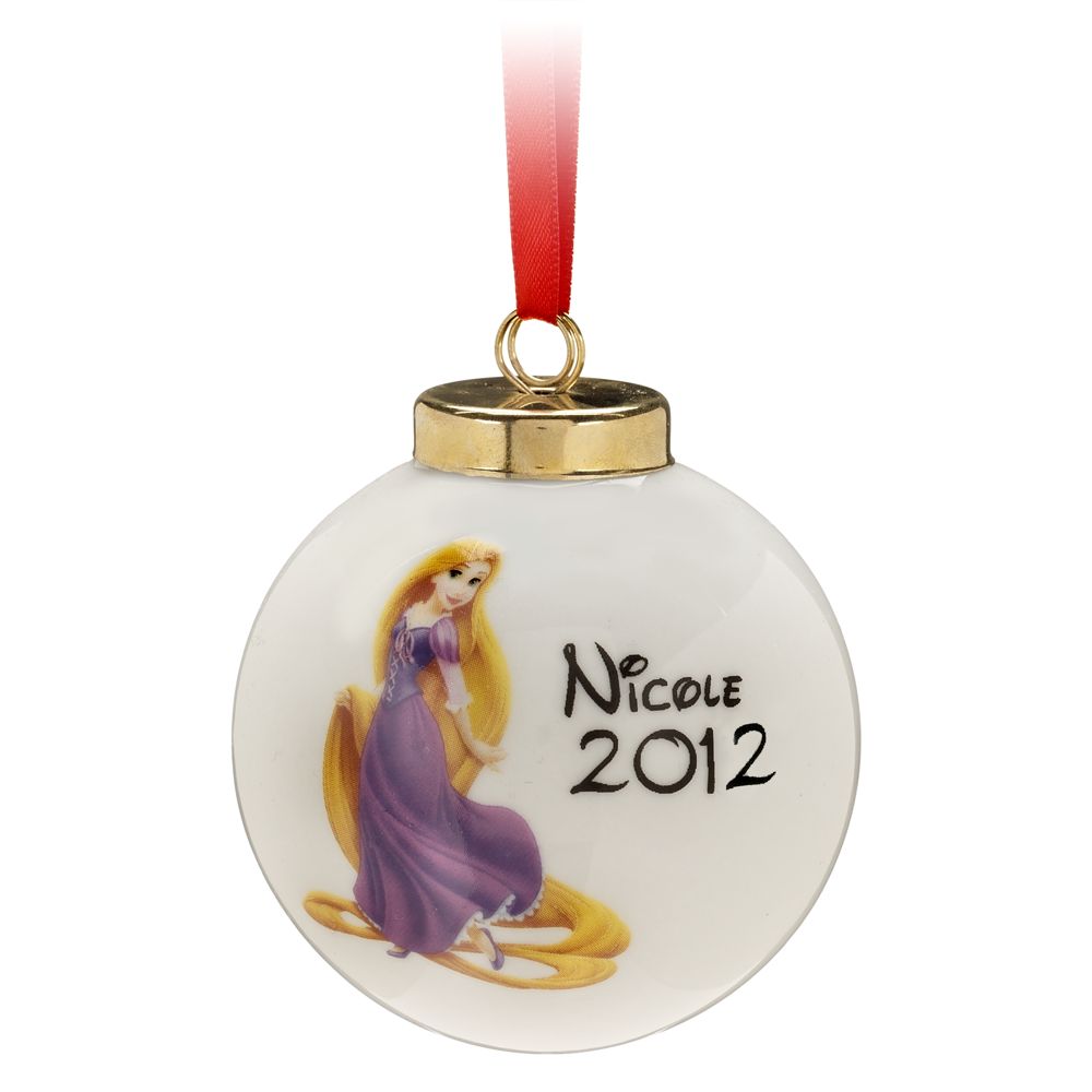 Personalizable Porcelain Rapunzel Ornament