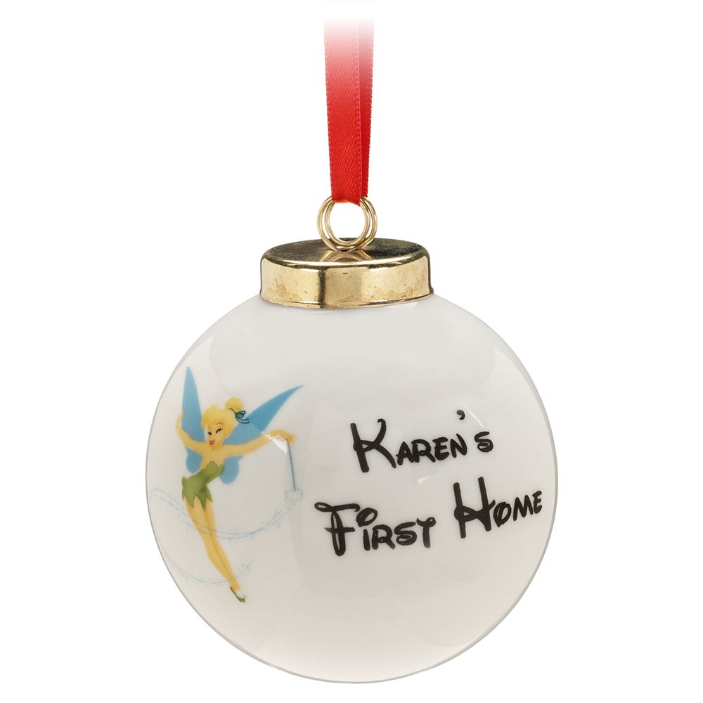 Personalizable Porcelain Tinker Bell Ornament