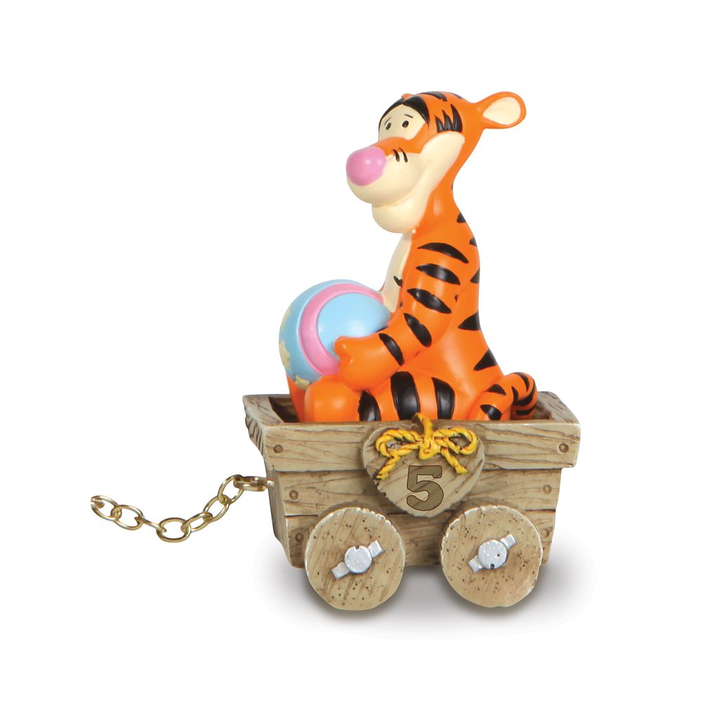 5th Birthday Train Tigger Figure by Precious Moments