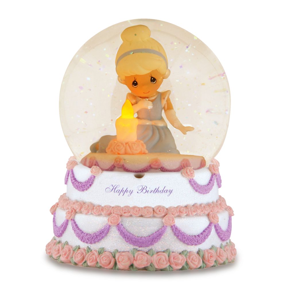 Happy Birthday Cinderella Water Globe by Precious Moments