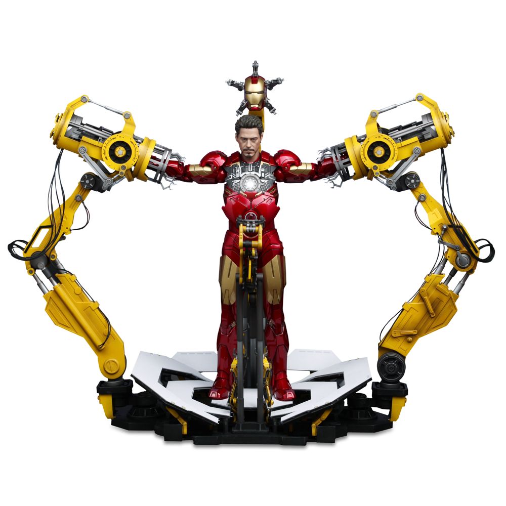 Suit-Up Gantry and Iron Man Mark IV Figure by Sideshow Collectibles