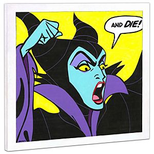 Maleficent ''Birthday Wishes'' Giclée on Canvas by Tennessee Loveless