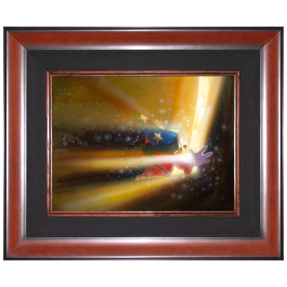 Limited Edition Disney Fine Art Legacy Beyond the Door Sorcerer Mickey Giclée on Canvas