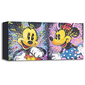 Happy Go Mickey and Minnie Giclée by Stephen Fishwick
