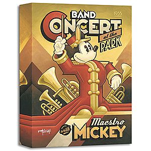 Maestro Mickeys Band Concert Giclée by Mike Kungl