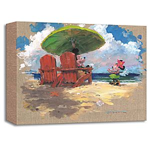 Shorefront Hula Giclée by James Coleman