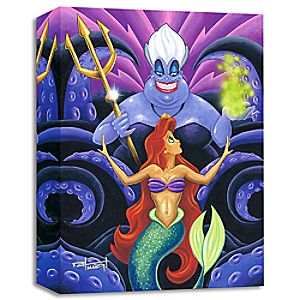 Ariel and Ursula ''The Whisper'' Gicl&eacute;e by Mike Kungl