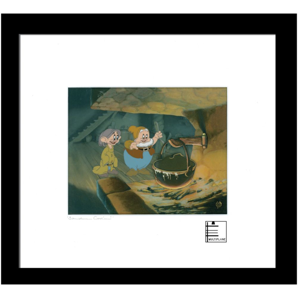 ''Somethin's Cookin'!'' Happy and Dopey Cel by Courvoisier Galleries