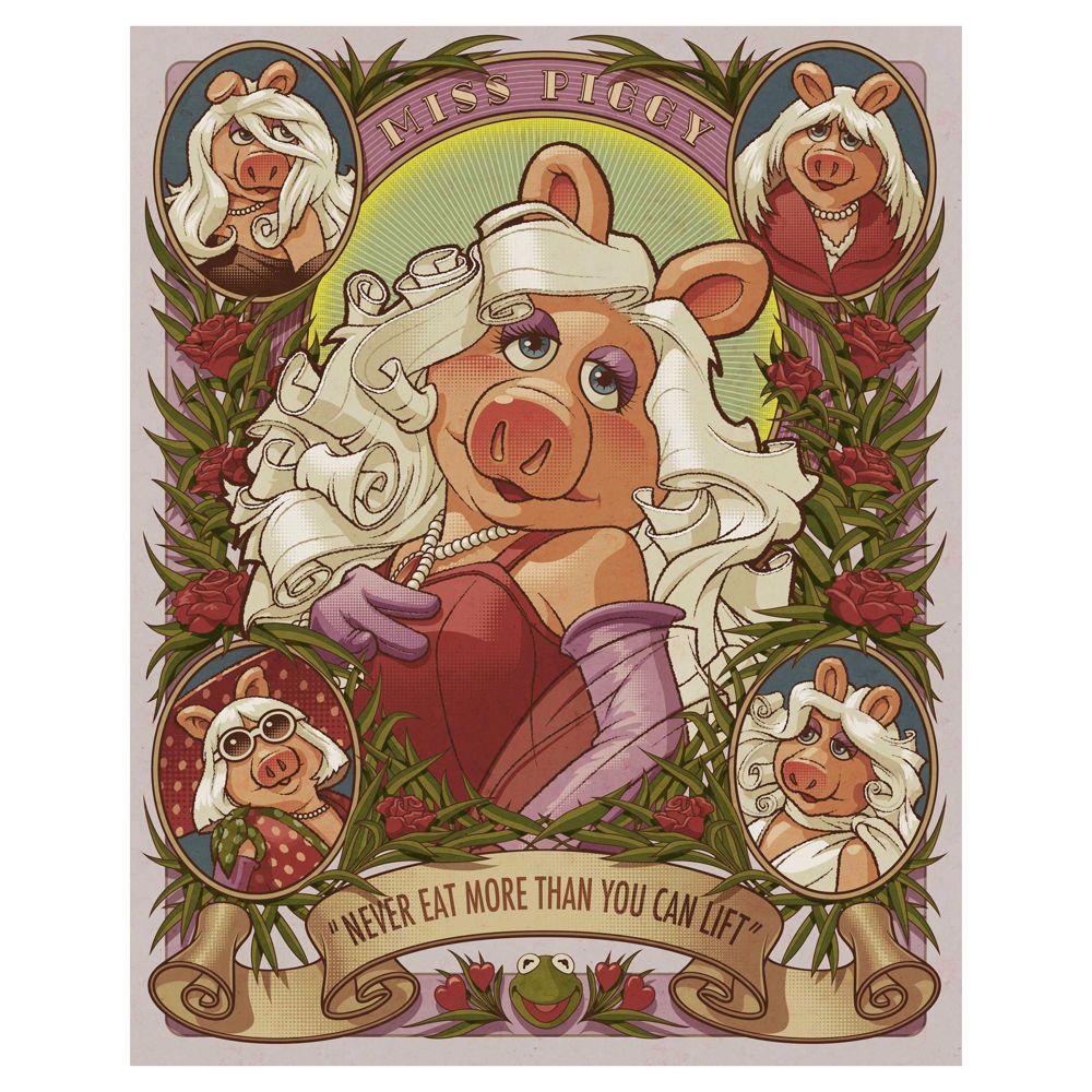 The Muppets Deco Miss Piggy Miss Piggy Giclée