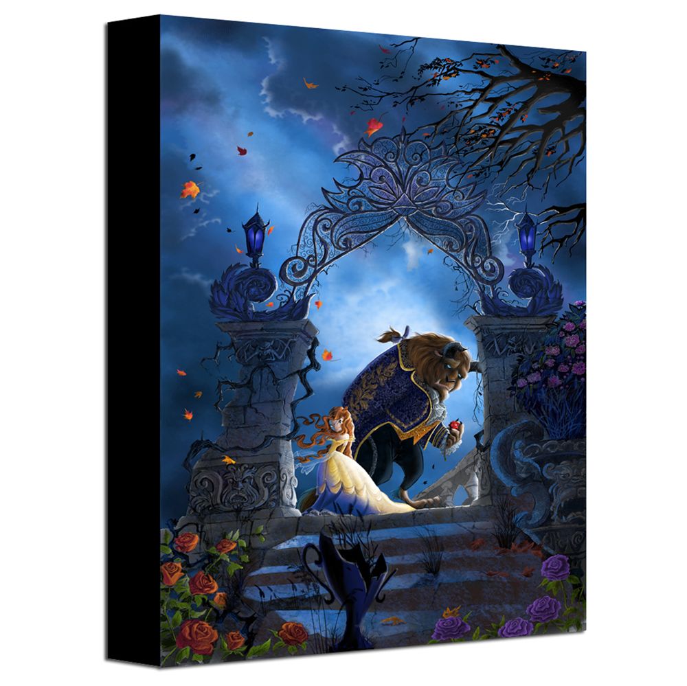 "Beastly Garden" Beauty and the Beast Gallery Wrapped Canvas