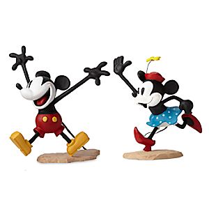 Mickey and Minnie Mouse ''Get a Horse'' Maquette Set - Walt Disney Archives Collection - Limited Edition