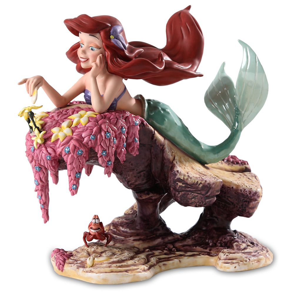 WDCC He Loves Me, He Loves Me Not... Ariel and Sebastian Figurine