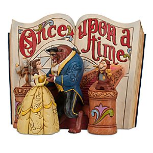 Beauty and the Beast Story Book Figurine by Jim Shore