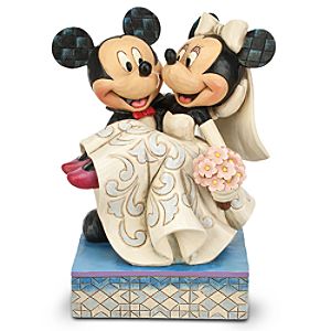 Mickey and Minnie Mouse Congratulations! Figure by Jim Shore