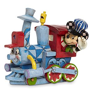 Mickey Mouse All Aboard the Birthday Train Figure by Jim Shore