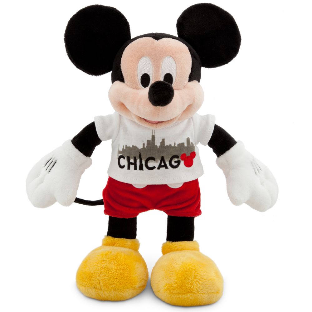 Chicago Tee Mickey Mouse Plush Toy -- 17 H