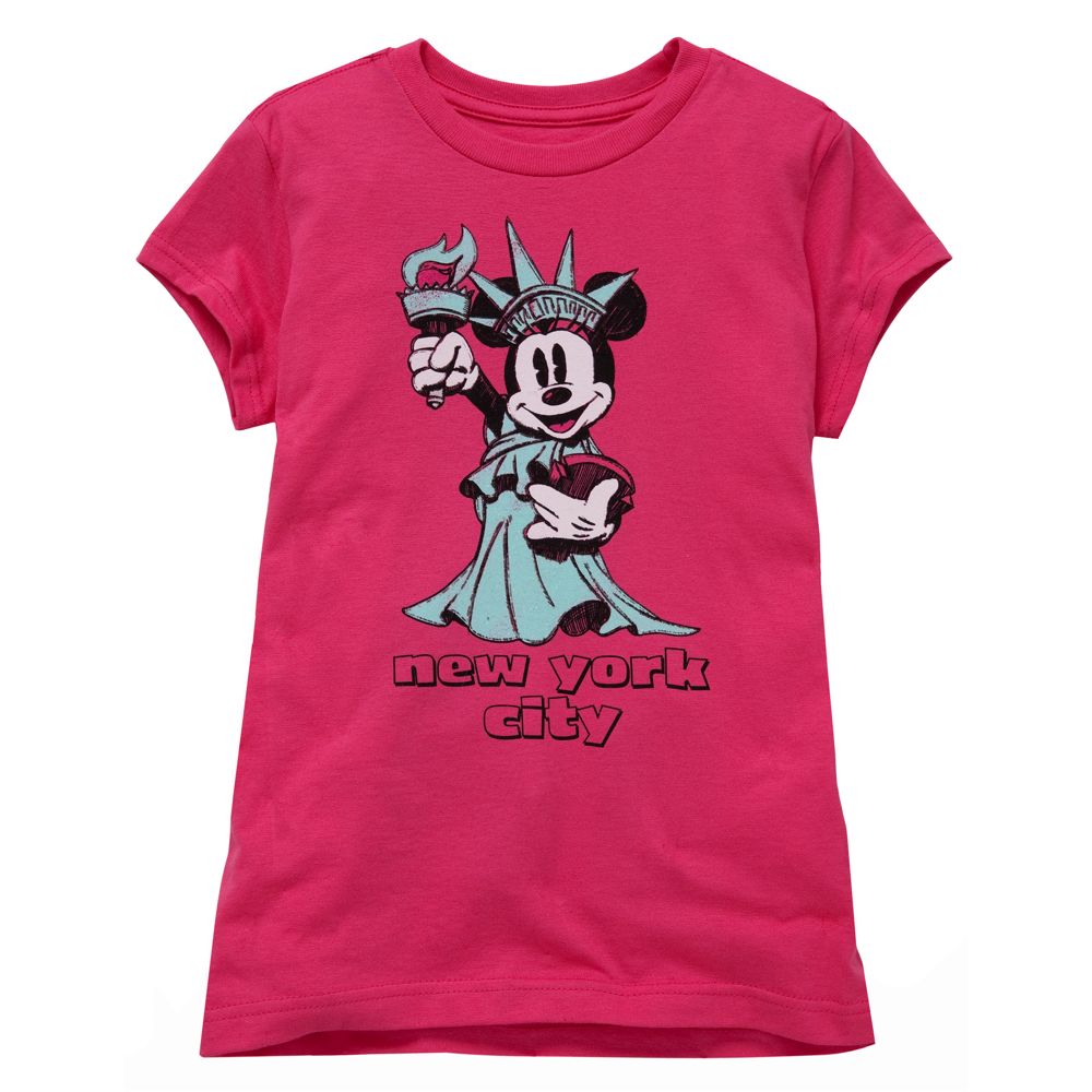 New York Minnie Mouse Tee for Girls -- Made With Organic Cotton