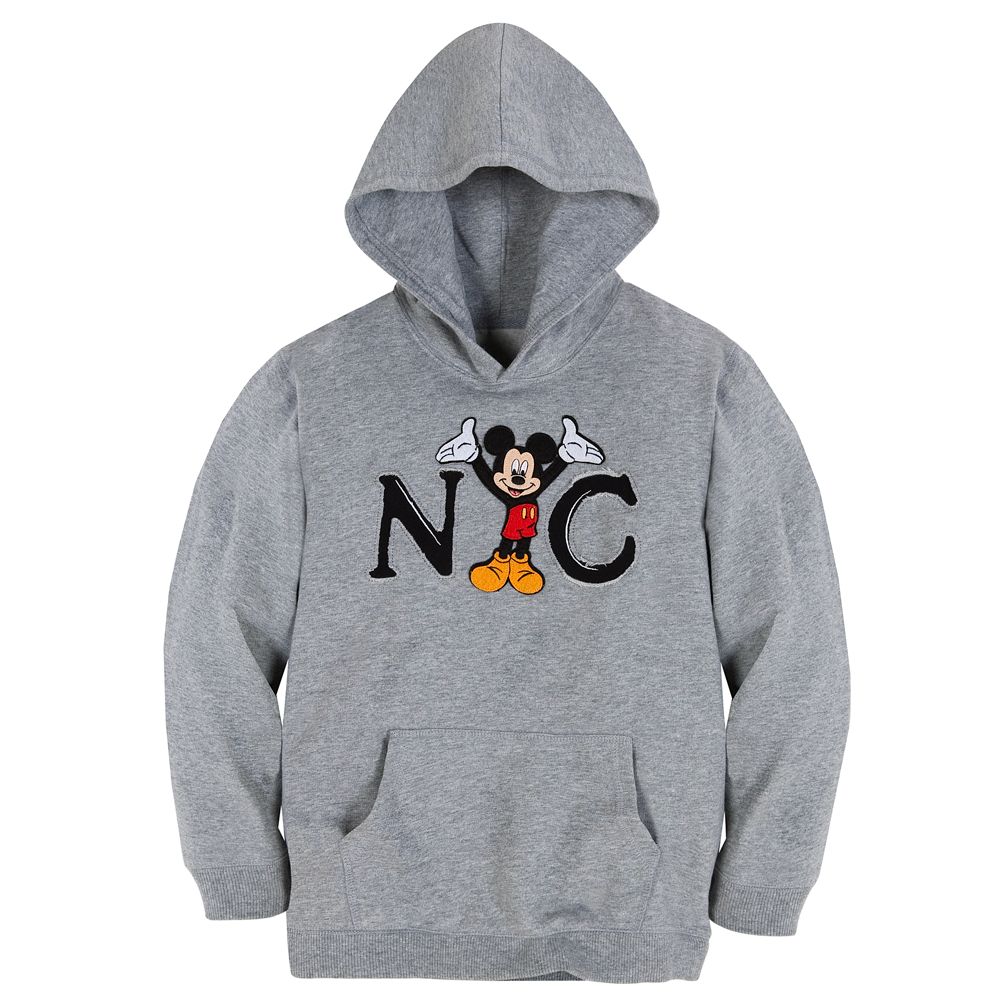 Pullover Fleece New York Mickey Mouse Hoodie for Kids