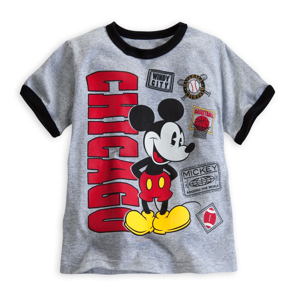 Mickey Mouse Around the World Ringer Tee for Boys