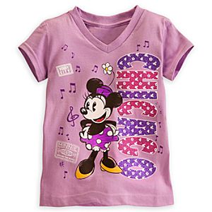 Minnie Mouse Around the World Tee for Girls