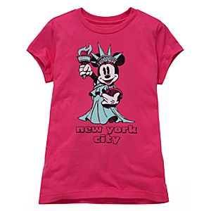 Minnie Mouse Tee for Girls - New York City
