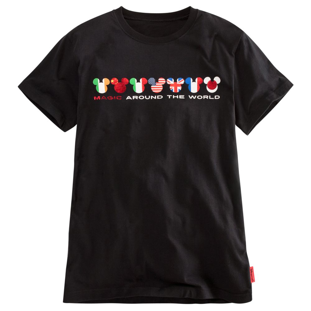 Magic Around the World Mickey Mouse Tee for Men