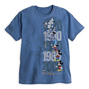 Mickey Mouse Through the Years Tee for Men