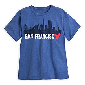 Mickey Mouse Icon Skyline Tee for Men - San Francisco