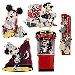 Mickey Mouse and Friends Broadway Pin Set