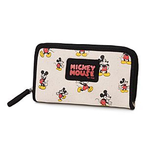 Mickey Mouse Canvas Wallet