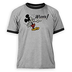 Mickey Mouse Shorts Ringer Tee for Men - Customizable