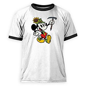 Mickey Mouse Yodelberg Ringer Tee for Men - Customizable