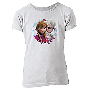 Anna and Elsa Tee for Girls - Frozen - Create Your Own