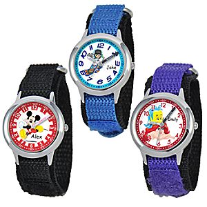 Time Teacher Watch with Nylon Strap for Kids - Small Dial - Customizable