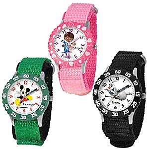 Time Teacher Watch with Nylon Strap and Bezel for Kids - Create Your Own