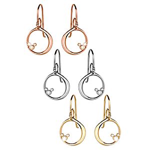 Mickey Mouse Diamond Earrings