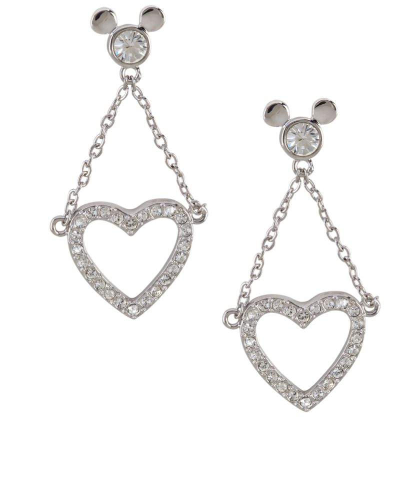 Mickey Mouse Heart Earrings by Arribas